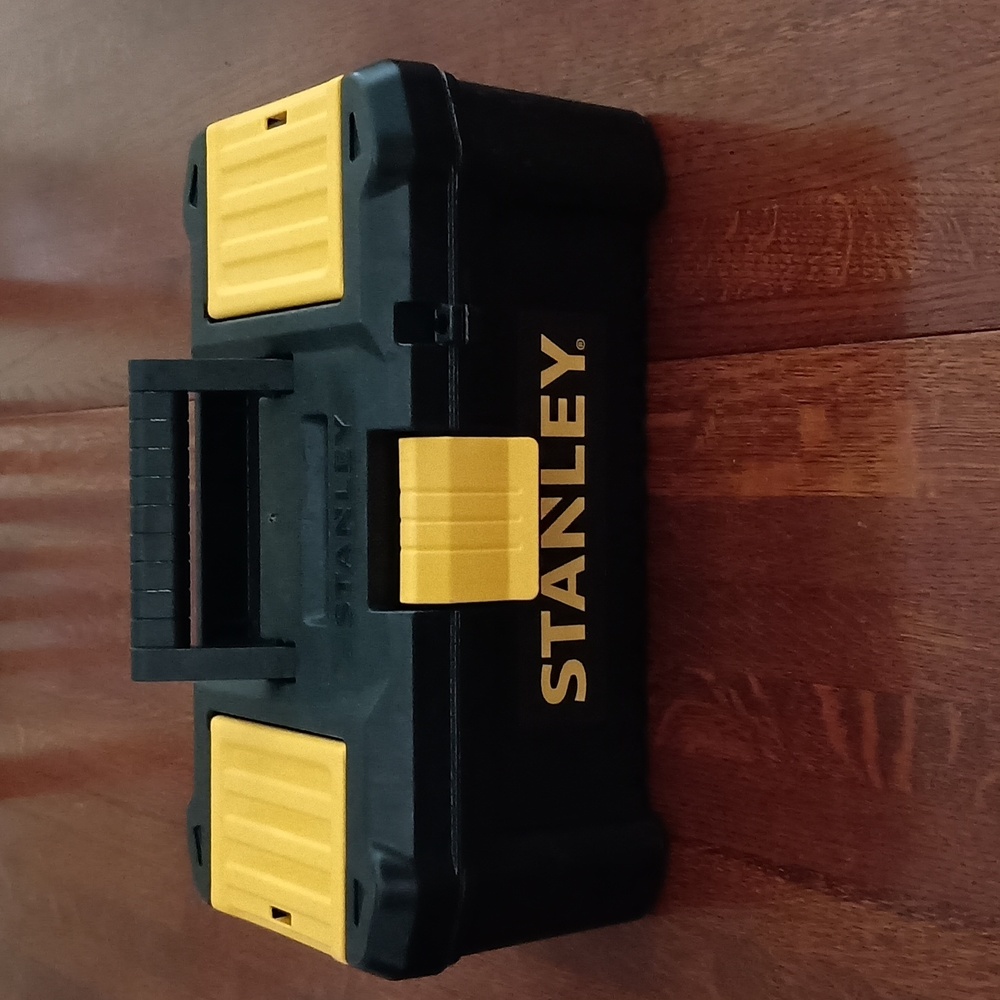 New Stanley Essential Black Yellow Tool Box